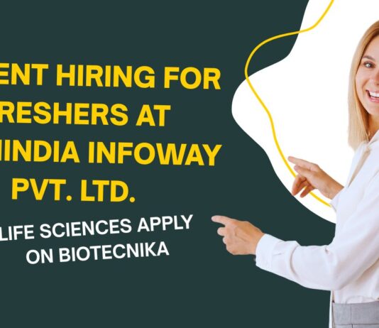 Freshers Botany Job Openings