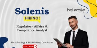 Regulatory Affairs Job at Solenis. Biotechnology & Biochemistry Candidates, Apply Now. RA & Compliance Analyst Job in Mumbai.