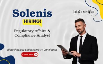 Regulatory Affairs Job at Solenis. Biotechnology & Biochemistry Candidates, Apply Now. RA & Compliance Analyst Job in Mumbai.