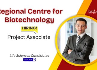 Project Associate Jobs at Regional Centre for Biotechnology, Faridabad. Life Sciences Candidates, Apply Now. DBT-HRD PMU project.