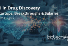 AI in drug discovery trends 2025 with startups, skills, and career paths