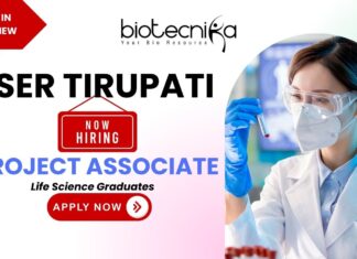 IISER Tirupati JRF vacancy for life science jobs and research jobs