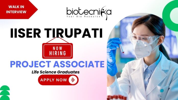 iiser tirupati (2) IISER Tirupati JRF vacancy for life science jobs and research jobs