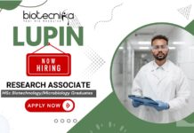 Research Associate Jobs at Lupin – Apply for LBC Position Research associate jobs at Lupin – clinical research jobs opportunity