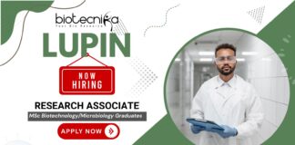 Research associate jobs at Lupin – clinical research jobs opportunity