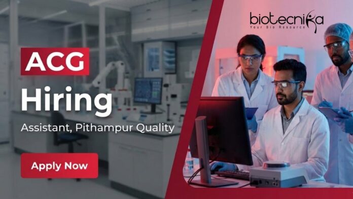 ACG Apply for Microbiology Jobs at ACG Pithampur. Quality Assistant Jobs Offering Strong ACG Career Growth in Quality Control.