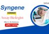 Biologist Jobs: Syngene is Hiring Assay Biologist | MSc Life Science Candidates Apply Now for Syngene career | Life Science Jobs