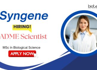 Life Science Jobs in Syngene – Apply Now for Associate Scientist Role Life Science Jobs: Syngene Hiring ADME Scientist | MSc in Biological Sciences Can Apply Now for Syngene Career | Scientist Jobs