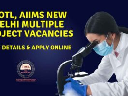 AIIMS New Delhi Jobs - Project Vacancies 2025