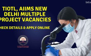 AIIMS New Delhi Jobs - Project Vacancies 2025