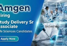 Life Science Jobs At Amgen – Apply Now Apply for Study Delivery Sr Associate Roles at Amgen. Explore Amgen Career Opportunities Offering Clinical Research Jobs & Life Science Jobs