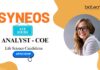 Analyst Jobs: Syneos is Hiring Analyst | Life Science Candidates Apply Now | Syneos Career | Life Science Jobs