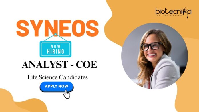 Analyst Jobs: Syneos is Hiring Analyst | Life Science Candidates Apply Now | Syneos Career | Life Science Jobs