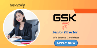 Life Science Jobs in Bangalore: GSK is Hiring Senior Director | Bachelor's/ Advanced Degree in Life Sciences Apply Now | GSK Career
