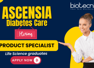 Ascensia Diabetes Care product specialist jobs for life science jobs and medical representative jobs