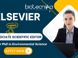 Associate Scientific Editor – scientific editor jobs at Elsevier for life science jobs