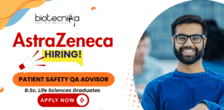 AstraZeneca recruitment for Patient Safety QA Advisor – clinical research jobs and pharmacovigilance careers in Bangalore.
