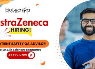 AstraZeneca recruitment for Patient Safety QA Advisor – clinical research jobs and pharmacovigilance careers in Bangalore.