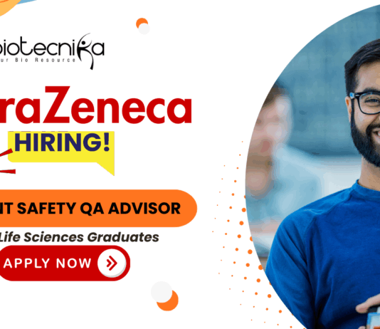 AstraZeneca recruitment for Patient Safety QA Advisor – clinical research jobs and pharmacovigilance careers in Bangalore.