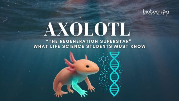 Axolotl Regeneration: What Life Science Students Must Know | The Regeneration Superstar | Regeneration Mechanisms | Applications in Regenerative Medicines