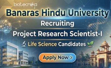 Apply for the BHU Recruitment Project Research Scientist-I Role. Build your Life Science Career with this ICMR-Funded Research Job