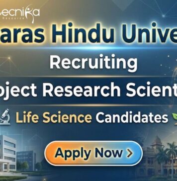 BHU Recruitment: Apply Now for Project Research Scientist Role Apply for the BHU Recruitment Project Research Scientist-I Role. Build your Life Science Career with this ICMR-Funded Research Job