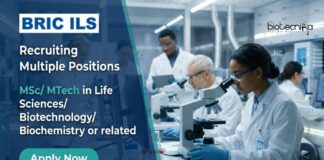 Research Jobs at BRIC ILS – Life Science Candidates Apply Now ILS Bhubaneswar Recruitment 2025 Offers Research Jobs and Life Science Jobs for Candidates Building a Career in Life Science.