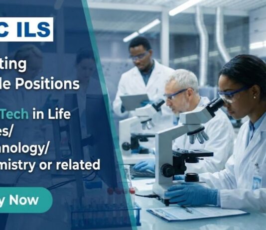 ILS Bhubaneswar Recruitment 2025 Offers Research Jobs and Life Science Jobs for Candidates Building a Career in Life Science.