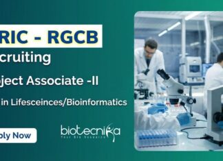 RGCB Recruitment: Life Science Candidates Apply Now for Project Positions RGCB recruitment 2025 for Project Associate-II. Apply for Bioinformatics Jobs in Life Science Research under BIRAC Project.