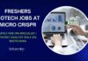 Freshers Biotech Jobs at Micro CRISPR - Apply For IPR Specialist / Patent Analyst Role on Biotecnika