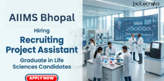 Project Assistant Job at AIIMS Bhopal. Life Sciences Candidates, Apply Now For Project Assistant Position.