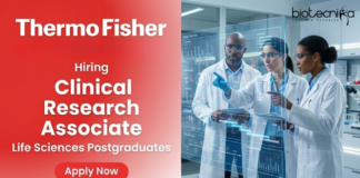 Clinical Research Associate Job at Thermofisher. Postgraduates in Life Sciences Candidates, Apply Now. Remote Job.