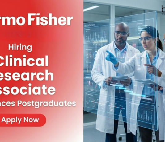 Clinical Research Associate Job at Thermofisher. Postgraduates in Life Sciences Candidates, Apply Now. Remote Job.