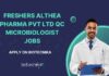 Freshers QC Microbiologist Job Openings at Althea Pharma Pvt Ltd