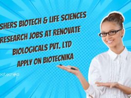Freshers Research Jobs at Renovate Biologicals Pvt. Ltd, Apply on Biotecnika