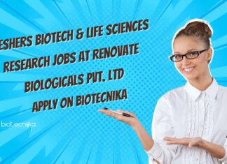 Freshers Research Jobs at Renovate Biologicals Pvt. Ltd, Apply on Biotecnika