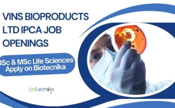 BSc Molecular Biology Jobs at VINS Bioproducts Ltd