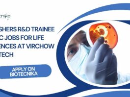 Freshers R&D Trainee Exec Jobs For Life Sciences at Virchow Biotech, Apply on Biotecnika