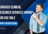 Life Sciences CRC Jobs at Canvass Clinical Research Services, Apply on Biotecnika