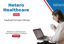Medical Content Writer Job at Hetero Healthcare – Apply Now Medical content writer job at Hetero Healthcare for life science graduates