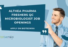 QC Microbiologist Job Openings - Apply on Biotecnika