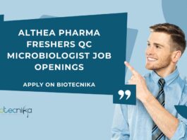 QC Microbiologist Job Openings - Apply on Biotecnika