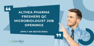 QC Microbiologist Job Openings - Apply on Biotecnika