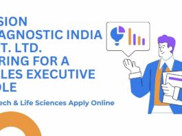 Vision Diagnostic India Pvt. Ltd. Hiring For Sales Executive Role – Biotech & Life Sciences Apply Online Sales Jobs Biotech | Life Sciences Sales Executive | Vision Diagnostic Jobs