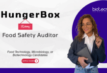 Food Auditor Jobs at HungerBox. Food Technology, Microbiology, or Biotechnology Candidates, Apply Now. Job in Pune.