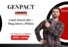 Regulatory Affairs Jobs at Genpact. Life Sciences Candidates Apply Now For Lead Associate - Regulatory Affairs Position in Mumbai.