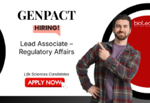 Regulatory Affairs Jobs at Genpact. Life Sciences Candidates Apply Now For Lead Associate - Regulatory Affairs Position in Mumbai.