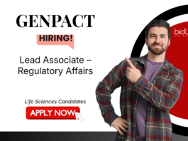 Regulatory Affairs Jobs at Genpact. Life Sciences Candidates Apply Now For Lead Associate - Regulatory Affairs Position in Mumbai.