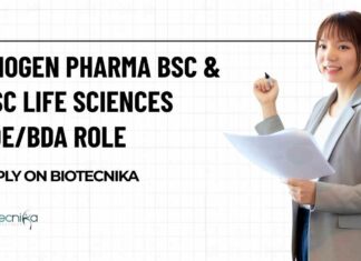 Amogen Pharma BSc & MSc Life Sciences BDE/BDA Role – Apply on Biotecnika Life Sciences Business Development Jobs at Amogen Pharma