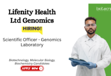 Biotechnology Jobs at Lifenity Health Ltd Genomics. Life Sciences Candidates Apply Now For the Scientific Officer Role.